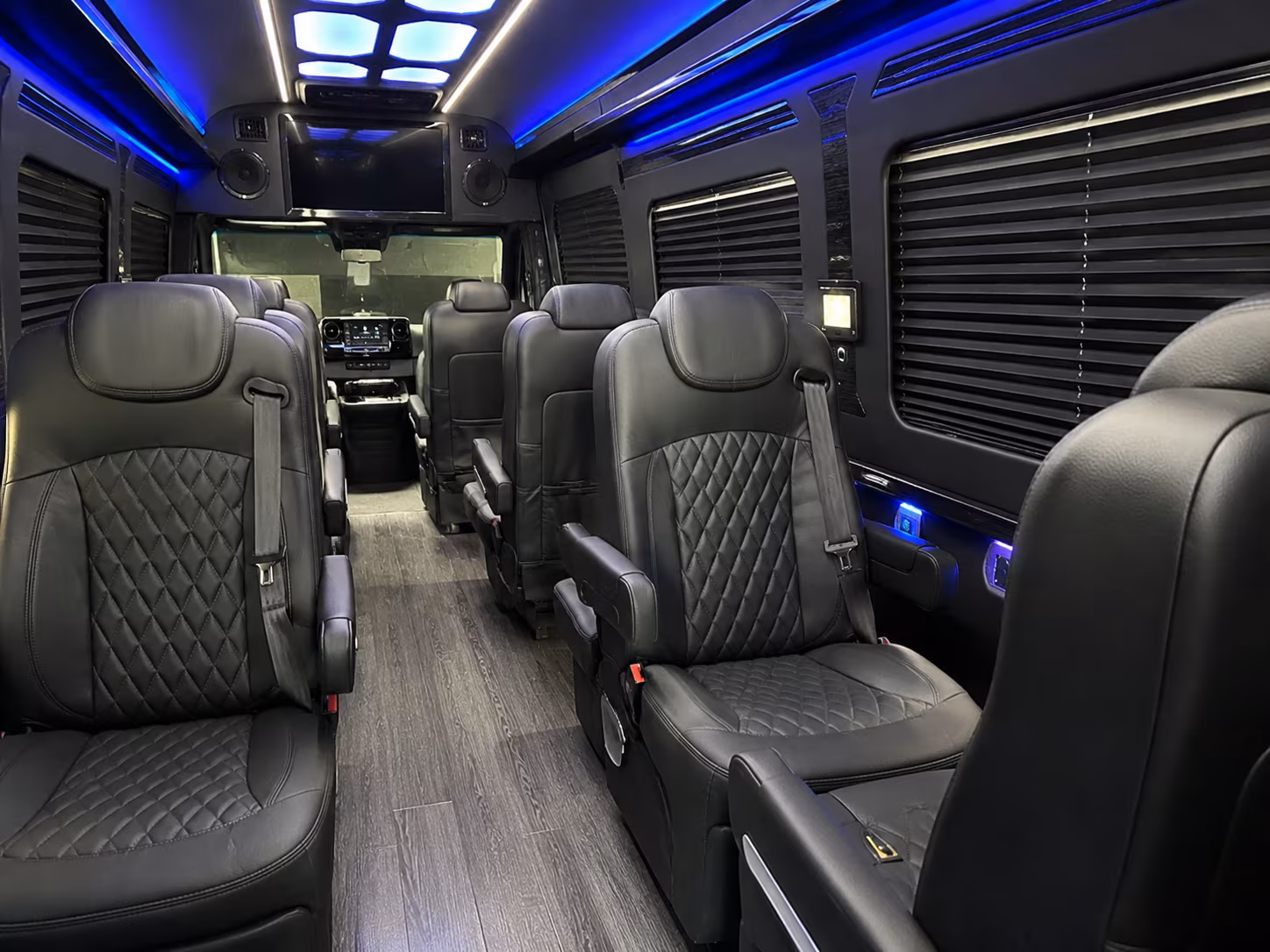 daily employee commuter shuttle sprinter vans along jackson s busiest work corridors