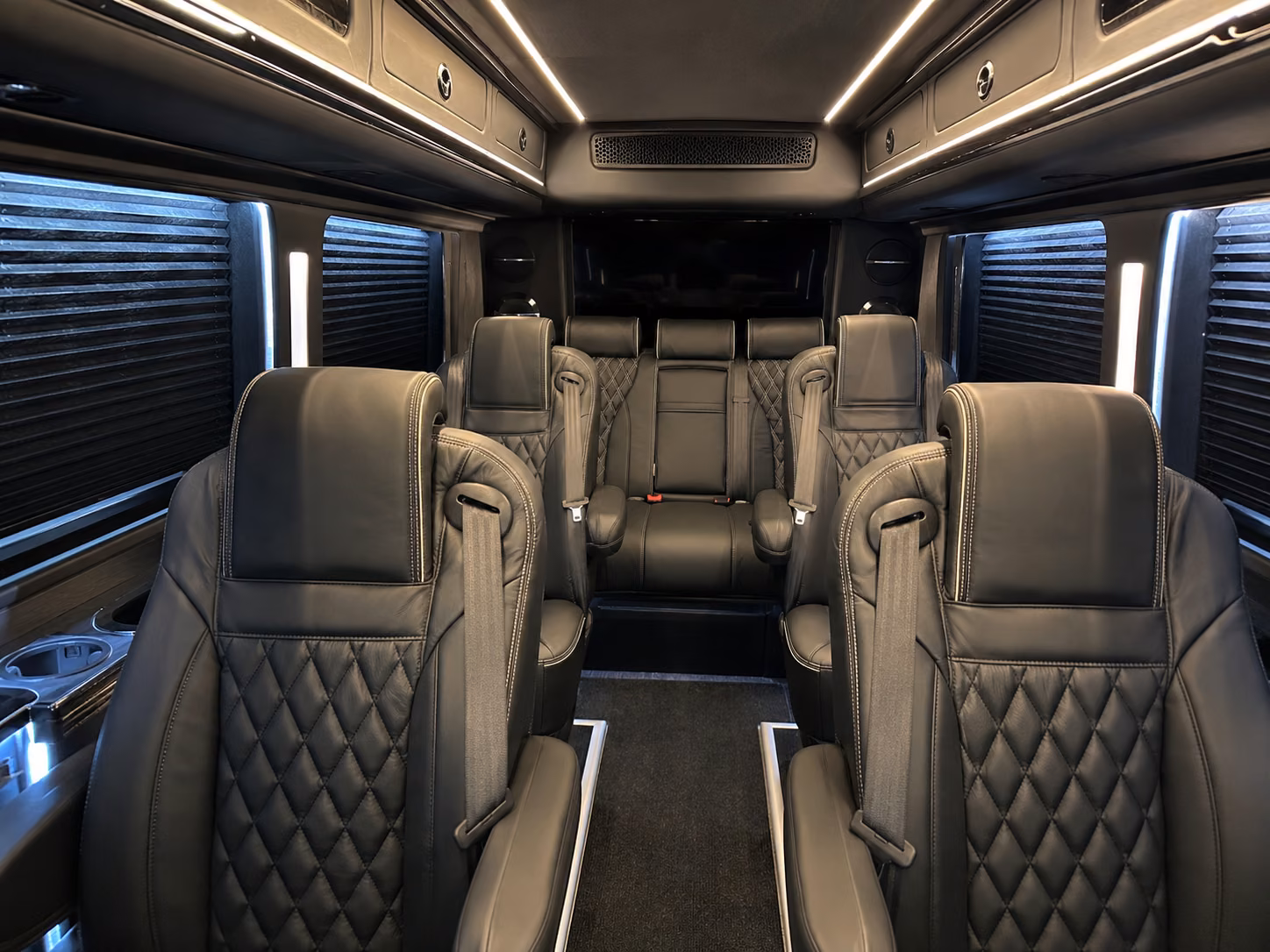 jackson 12 passenger sprinter van inside