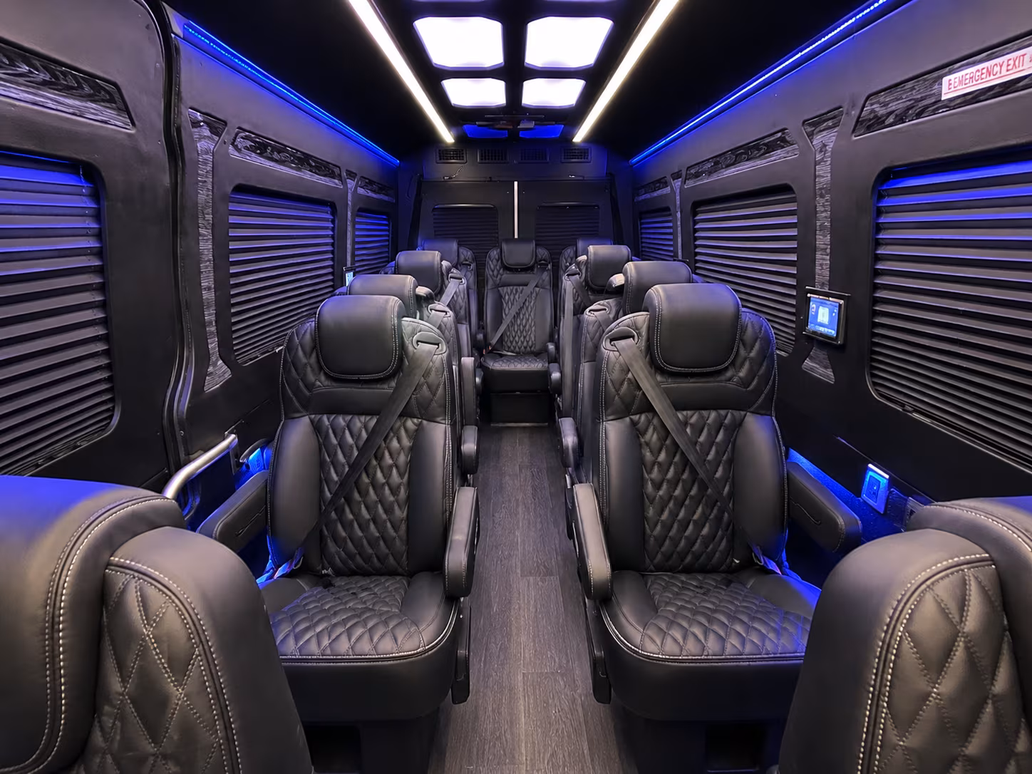 jackson 15 passenger sprinter van inside