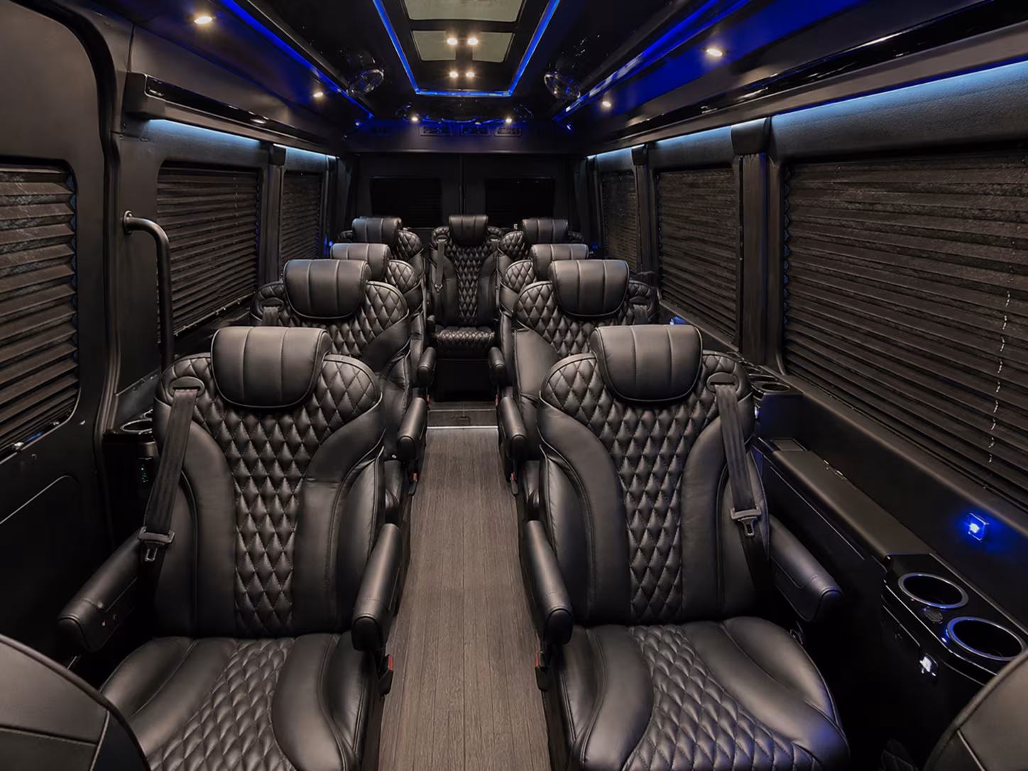 jackson 18 passenger sprinter van inside