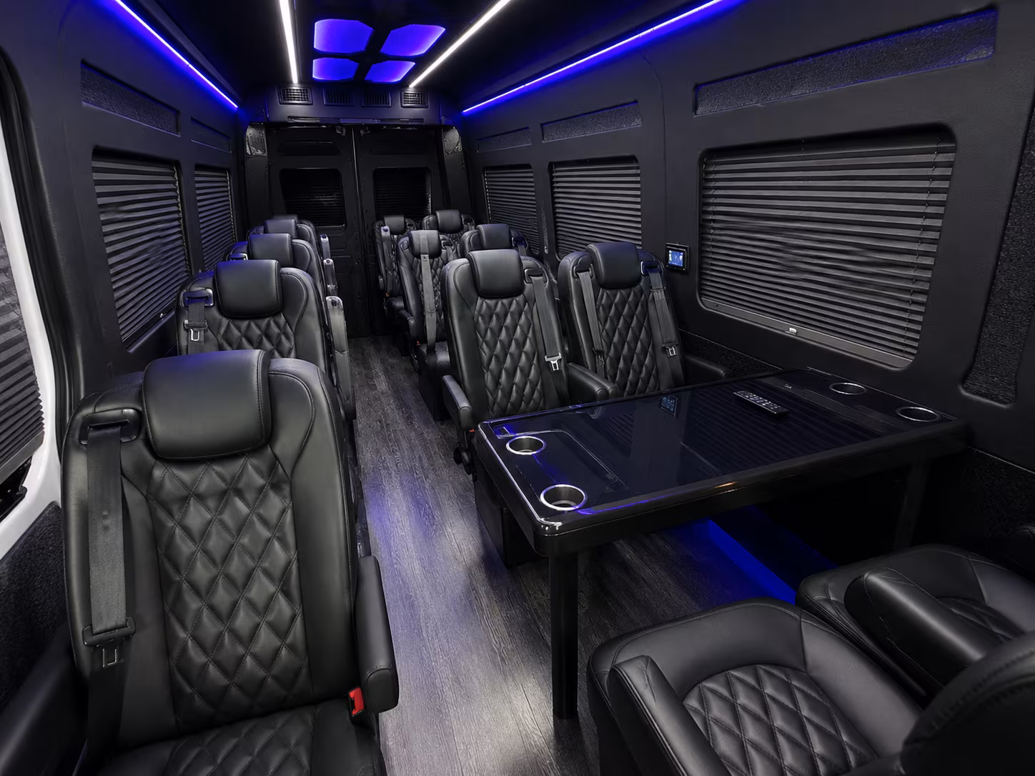jackson 20 passenger sprinter van inside