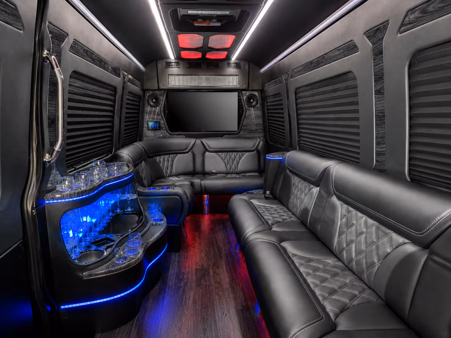 jackson sprinter limousine interior
